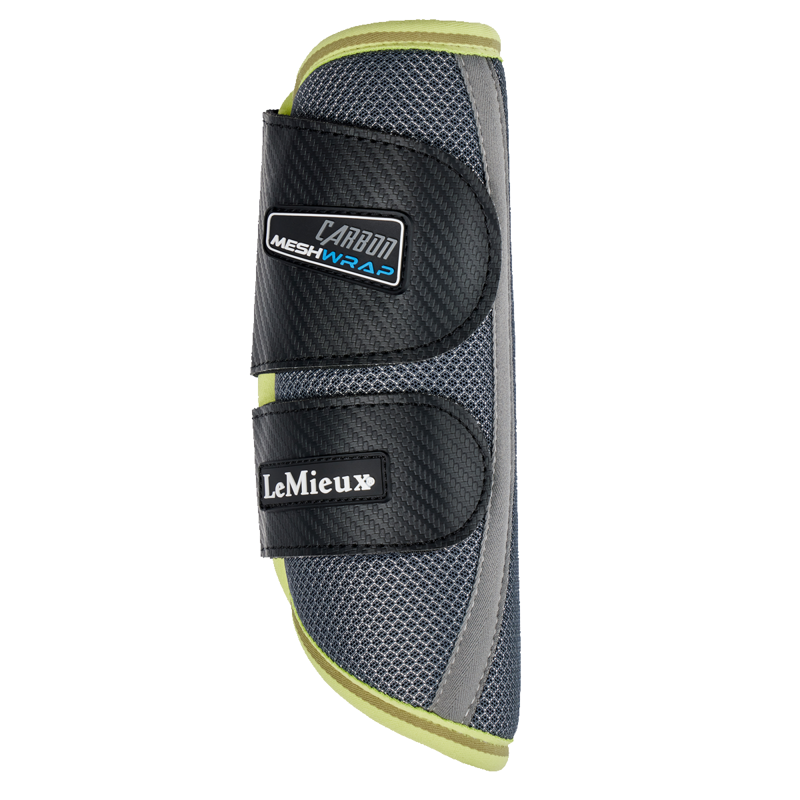 LeMieux Carbon Mesh Wrap Boots - Kiwi-2